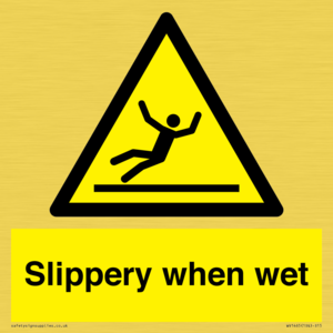 slippery when wet